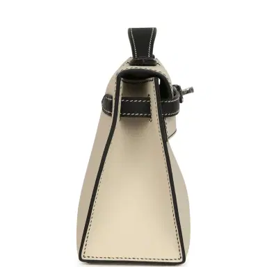 HERMÈS Hermes Special Order (HSS) Kelly Pochette Beton and Black Swift Palladium Hardware | Thumbnail 3 HERMÈS Hermes Special Order (HSS) Kelly Pochette Beton and Black Swift Palladium Hardware | Thumbnail 3