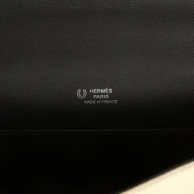 HERMÈS Hermes Special Order (HSS) Kelly Pochette Beton and Black Swift Palladium Hardware | Thumbnail 7 HERMÈS Hermes Special Order (HSS) Kelly Pochette Beton and Black Swift Palladium Hardware | Thumbnail 7