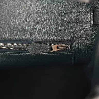 HERMÈS Pre-owned Hermes Birkin 35 Vert Rousseau Togo Palladium Hardware | Thumbnail 9 HERMÈS Pre-owned Hermes Birkin 35 Vert Rousseau Togo Palladium Hardware | Thumbnail 9