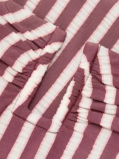 SIMKHAI Women's Ottilie Striped One-Piece Swimsuit - Oxblood Stripe | Thumbnail 7 SIMKHAI Women's Ottilie Striped One-Piece Swimsuit - Oxblood Stripe | Thumbnail 7
