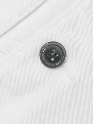 Thom Browne Men's Utility Cotton Twill Chino Shorts - White - Size XXL | Thumbnail 7 Thom Browne Men's Utility Cotton Twill Chino Shorts - White - Size XXL | Thumbnail 7
