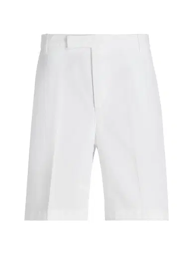 Thom Browne Men's Utility Cotton Twill Chino Shorts - White - Size XXL | Thumbnail 1 Thom Browne Men's Utility Cotton Twill Chino Shorts - White - Size XXL | Thumbnail 1
