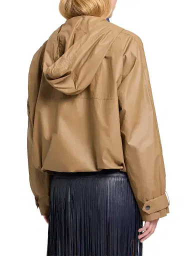 TWP Women's Rain Check Canvas Jacket - Ermine | Thumbnail 4 TWP Women's Rain Check Canvas Jacket - Ermine | Thumbnail 4