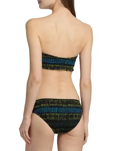 Ulla Johnson Women's Marseille Smocked Bikini Top - Lagoon - Size XL | Thumbnail 4 Ulla Johnson Women's Marseille Smocked Bikini Top - Lagoon - Size XL | Thumbnail 4