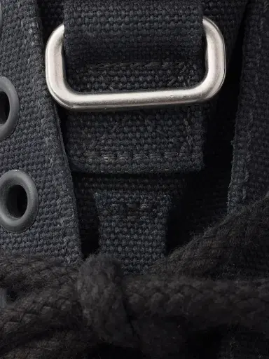 Prada Men's Collapse Canvas Sneakers - Black | Thumbnail 5 Prada Men's Collapse Canvas Sneakers - Black | Thumbnail 5
