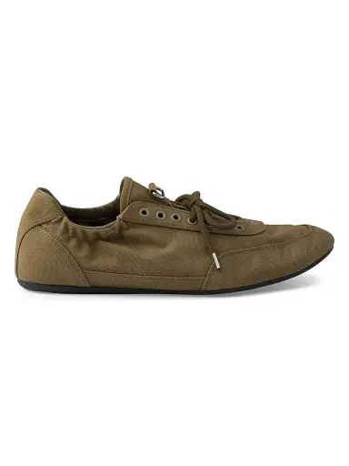 Prada Men's Collapse Canvas Sneakers - Black | Thumbnail 6 Prada Men's Collapse Canvas Sneakers - Black | Thumbnail 6
