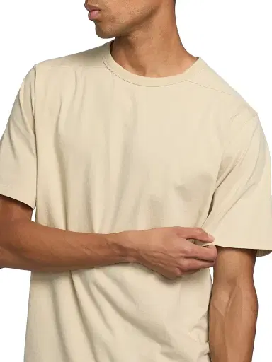 Rick Owens Men's Brad Cotton T-Shirt - Sand - Size XXL | Thumbnail 6 Rick Owens Men's Brad Cotton T-Shirt - Sand - Size XXL | Thumbnail 6