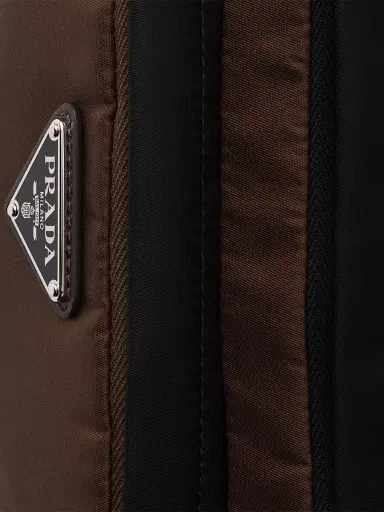 Prada Men's Re-Nylon Pouch - Brown | Thumbnail 5 Prada Men's Re-Nylon Pouch - Brown | Thumbnail 5