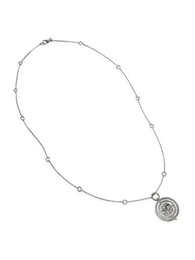 John Hardy Women's Dot Moon Door Sterling Silver & Citrine Pendant Necklace - Silver | Thumbnail 3 John Hardy Women's Dot Moon Door Sterling Silver & Citrine Pendant Necklace - Silver | Thumbnail 3