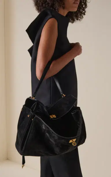Balenciaga Rodeo Medium Suede Top Handle Bag | Thumbnail 2 Balenciaga Rodeo Medium Suede Top Handle Bag | Thumbnail 2