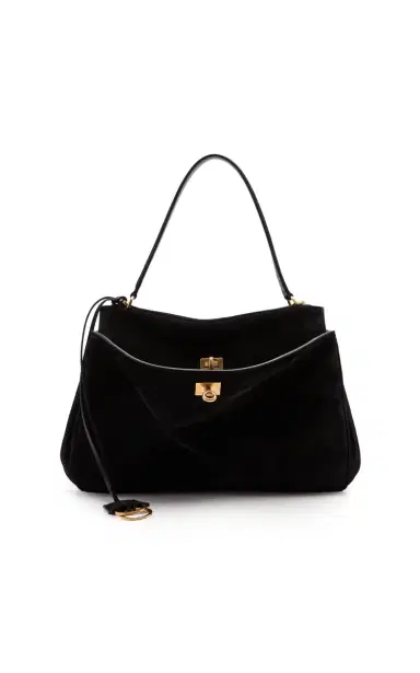 Balenciaga Rodeo Medium Suede Top Handle Bag | Thumbnail 1 Balenciaga Rodeo Medium Suede Top Handle Bag | Thumbnail 1