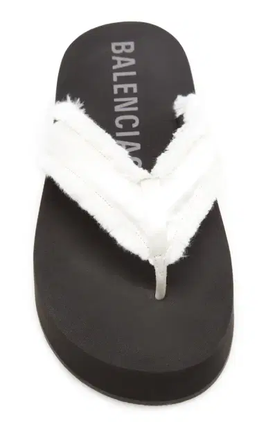 Balenciaga Silk-Trimmed Platform Flip Flop | Thumbnail 5 Balenciaga Silk-Trimmed Platform Flip Flop | Thumbnail 5