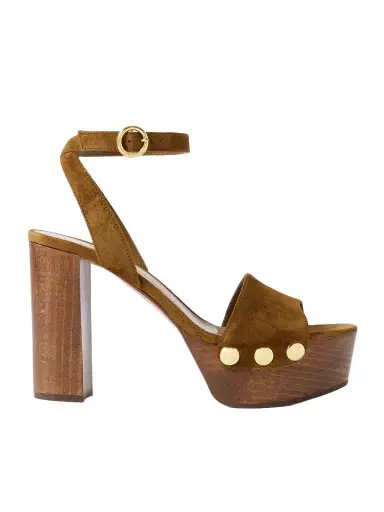 Gianvito Rossi 70 Suede Sandals | Thumbnail 1 Gianvito Rossi 70 Suede Sandals | Thumbnail 1