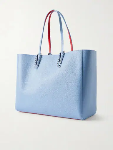 Christian Louboutin Cabata Large Studded Textured-leather Tote | Thumbnail 4 Christian Louboutin Cabata Large Studded Textured-leather Tote | Thumbnail 4