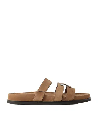 Tory Burch Ines Sport Suede Slides | Thumbnail 1 Tory Burch Ines Sport Suede Slides | Thumbnail 1
