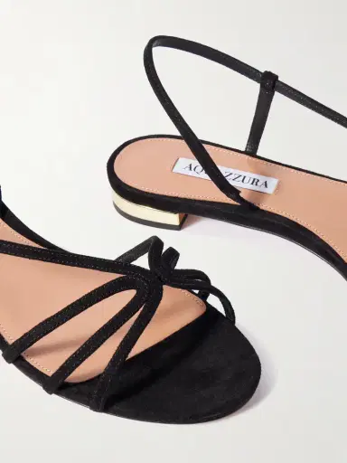 Aquazzura Talk To Me Suede Slingback Sandals | Thumbnail 4 Aquazzura Talk To Me Suede Slingback Sandals | Thumbnail 4