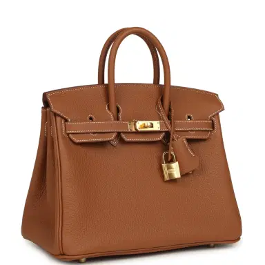 HERMÈS Hermes Birkin 25 Gold Togo Gold Hardware | Thumbnail 2 HERMÈS Hermes Birkin 25 Gold Togo Gold Hardware | Thumbnail 2