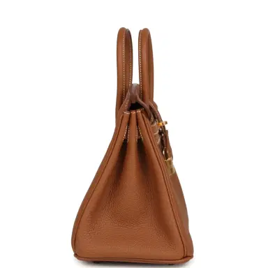 HERMÈS Hermes Birkin 25 Gold Togo Gold Hardware | Thumbnail 4 HERMÈS Hermes Birkin 25 Gold Togo Gold Hardware | Thumbnail 4