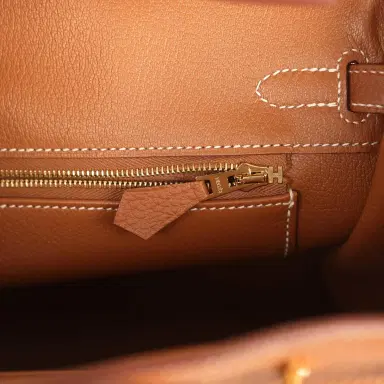 HERMÈS Hermes Birkin 25 Gold Togo Gold Hardware | Thumbnail 9 HERMÈS Hermes Birkin 25 Gold Togo Gold Hardware | Thumbnail 9
