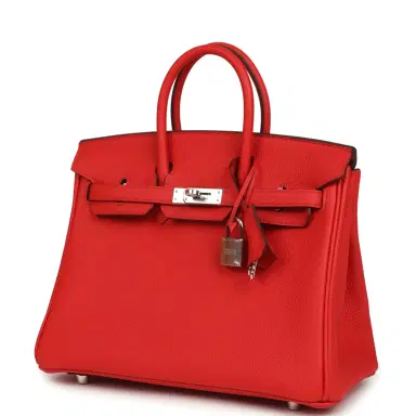 HERMÈS Hermes Birkin 25 Rouge de Coeur Togo Palladium Hardware | Thumbnail 3 HERMÈS Hermes Birkin 25 Rouge de Coeur Togo Palladium Hardware | Thumbnail 3