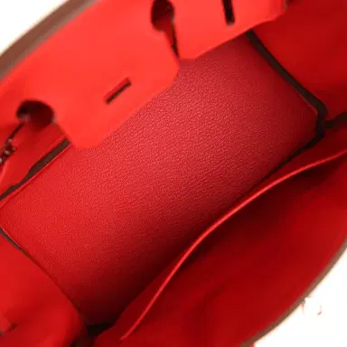 HERMÈS Hermes Birkin 25 Rouge de Coeur Togo Palladium Hardware | Thumbnail 8 HERMÈS Hermes Birkin 25 Rouge de Coeur Togo Palladium Hardware | Thumbnail 8