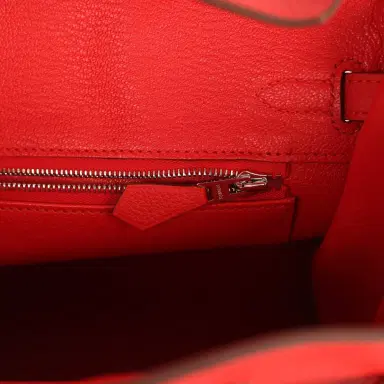 HERMÈS Hermes Birkin 25 Rouge de Coeur Togo Palladium Hardware | Thumbnail 9 HERMÈS Hermes Birkin 25 Rouge de Coeur Togo Palladium Hardware | Thumbnail 9
