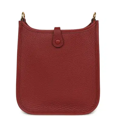 HERMÈS Hermes Evelyne TPM Rouge H Clemence Gold Hardware | Thumbnail 5 HERMÈS Hermes Evelyne TPM Rouge H Clemence Gold Hardware | Thumbnail 5