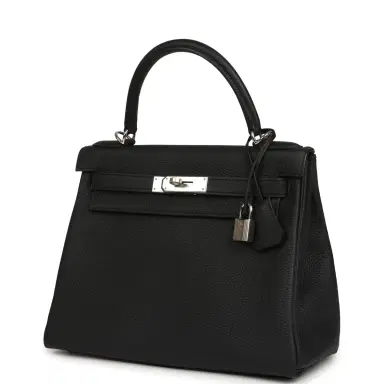 HERMÈS Hermes Kelly Retourne 28 Black Togo Palladium Hardware | Thumbnail 3 HERMÈS Hermes Kelly Retourne 28 Black Togo Palladium Hardware | Thumbnail 3