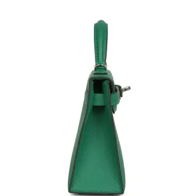 HERMÈS Hermes Kelly Sellier 20 Vert Vertigo Epsom Palladium Hardware | Thumbnail 5 HERMÈS Hermes Kelly Sellier 20 Vert Vertigo Epsom Palladium Hardware | Thumbnail 5