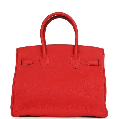 HERMÈS Pre-owned Hermes Birkin 30 Rouge de Coeur Togo Gold Hardware | Thumbnail 4 HERMÈS Pre-owned Hermes Birkin 30 Rouge de Coeur Togo Gold Hardware | Thumbnail 4