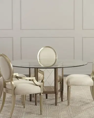 Katherine Noble by BMC Alisa Round Pedestal Dining Table | Thumbnail 2 Katherine Noble by BMC Alisa Round Pedestal Dining Table | Thumbnail 2