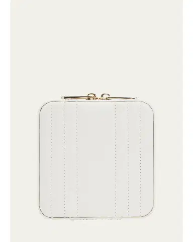 Wolf Maria Square Quilted Zip Jewelry Case | Thumbnail 1 Wolf Maria Square Quilted Zip Jewelry Case | Thumbnail 1