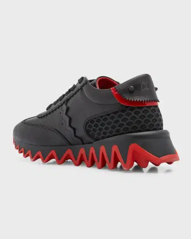 Christian Louboutin Kid's Loubishark Leather Sneakers, Toddler/Kids | Thumbnail 4 Christian Louboutin Kid's Loubishark Leather Sneakers, Toddler/Kids | Thumbnail 4