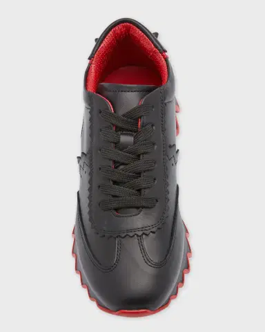 Christian Louboutin Kid's Loubishark Leather Sneakers, Toddler/Kids | Thumbnail 5 Christian Louboutin Kid's Loubishark Leather Sneakers, Toddler/Kids | Thumbnail 5
