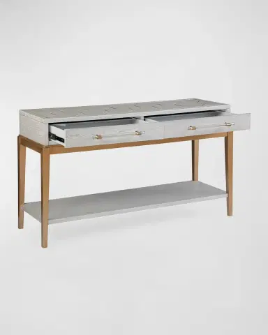 Katherine Noble by BMC Perrine Gray Console Table | Thumbnail 3 Katherine Noble by BMC Perrine Gray Console Table | Thumbnail 3