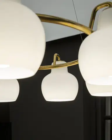 Louis Poulsen VL Ring Crown 7-Light Chandelier, 8" | Thumbnail 3 Louis Poulsen VL Ring Crown 7-Light Chandelier, 8" | Thumbnail 3