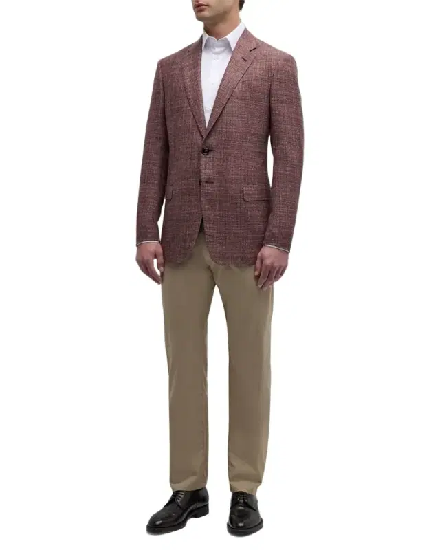 Men 's Melange Wool-Blend Sport Coat Men 's Melange Wool-Blend Sport Coat
