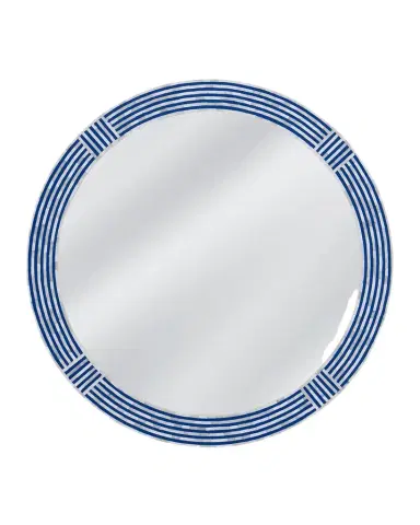 Katherine Noble by BMC Blue Resin & Bone Wall Mirror, 40" Round | Thumbnail 1 Katherine Noble by BMC Blue Resin & Bone Wall Mirror, 40" Round | Thumbnail 1