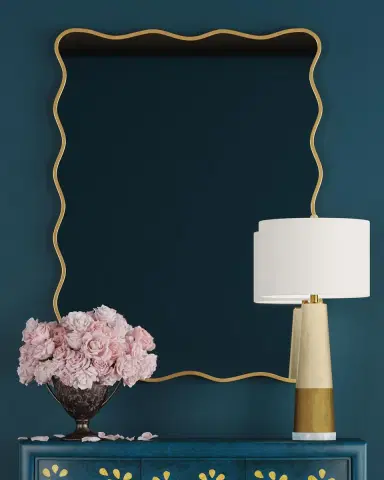 Katherine Noble by BMC Hadar 50" Waved Wall Mirror | Thumbnail 2 Katherine Noble by BMC Hadar 50" Waved Wall Mirror | Thumbnail 2