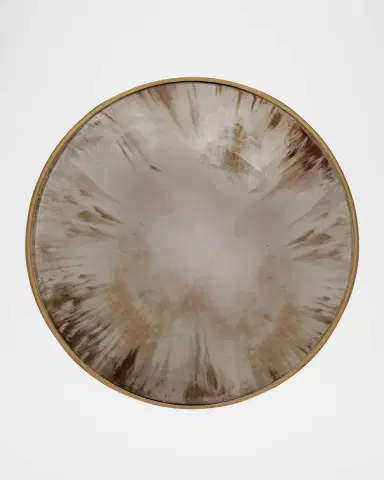 Katherine Noble by BMC Hovland Antiqued Wall Mirror, 36" Round | Thumbnail 3 Katherine Noble by BMC Hovland Antiqued Wall Mirror, 36" Round | Thumbnail 3