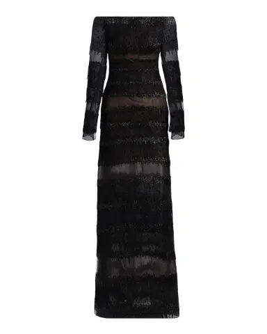 Atelier Prabal Gurung Karolina Metallic Tulle Off-Shoulder Gown | Thumbnail 1 Atelier Prabal Gurung Karolina Metallic Tulle Off-Shoulder Gown | Thumbnail 1