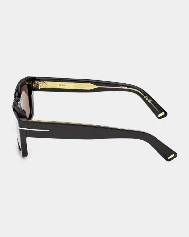 TOM FORD Icon 52mm Acetate Rectangular Sunglasses | Thumbnail 8 TOM FORD Icon 52mm Acetate Rectangular Sunglasses | Thumbnail 8