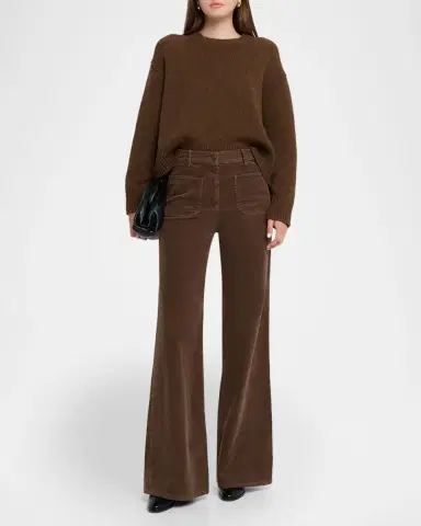 Nili Lotan Haisley Wool Crewneck Sweater | Thumbnail 2 Nili Lotan Haisley Wool Crewneck Sweater | Thumbnail 2
