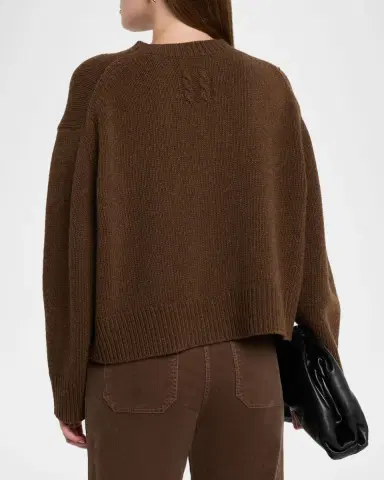 Nili Lotan Haisley Wool Crewneck Sweater | Thumbnail 3 Nili Lotan Haisley Wool Crewneck Sweater | Thumbnail 3