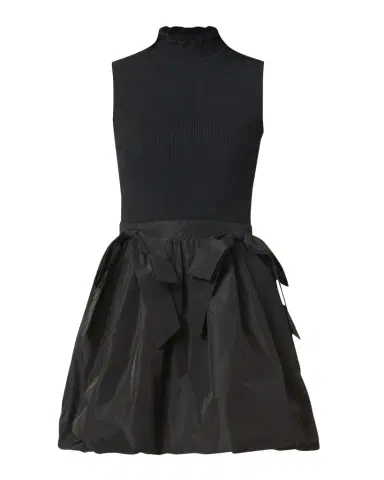 Shoshanna Brandy Mixed Media Bubble Mini Dress | Thumbnail 1 Shoshanna Brandy Mixed Media Bubble Mini Dress | Thumbnail 1