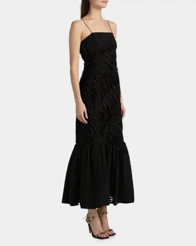 Ulla Johnson Augustina Textured-Pleat Maxi Dress | Thumbnail 11 Ulla Johnson Augustina Textured-Pleat Maxi Dress | Thumbnail 11