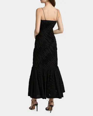 Ulla Johnson Augustina Textured-Pleat Maxi Dress | Thumbnail 7 Ulla Johnson Augustina Textured-Pleat Maxi Dress | Thumbnail 7