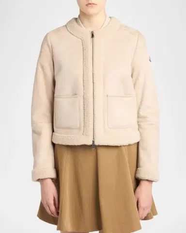 Moncler Buis Shearling Down Jacket | Thumbnail 4 Moncler Buis Shearling Down Jacket | Thumbnail 4