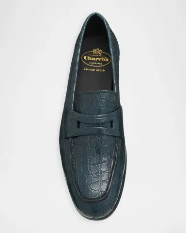 Church 's Men 's Milton Crocodile Loafers | Thumbnail 3 Church 's Men 's Milton Crocodile Loafers | Thumbnail 3