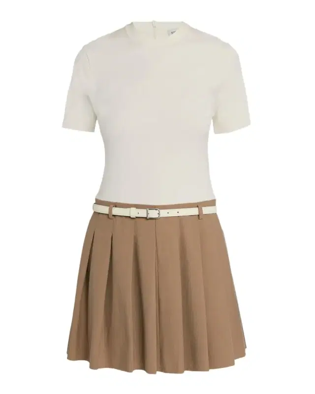 Abbie Short-Sleeve Drop-Waist Mini Dress Abbie Short-Sleeve Drop-Waist Mini Dress